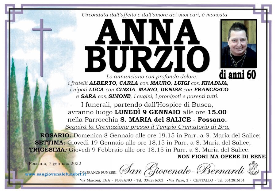 Manifesto di ANNA BURZIO