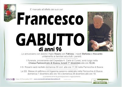 FRANCESCO GABUTTO