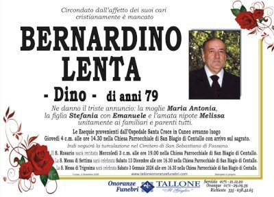 BERNARDINO LENTA "DINO"