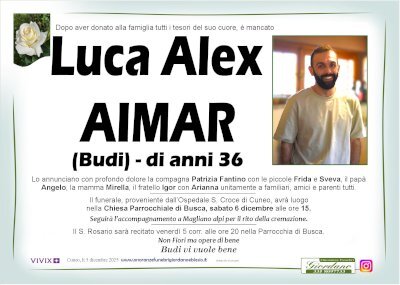 LUCA ALEX AIMAR "BUDI"