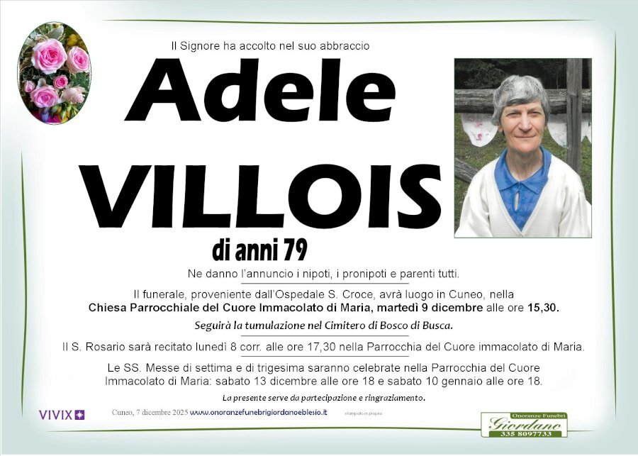 Manifesto di ADELE VILLOIS
