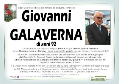 GIOVANNI GALAVERNA