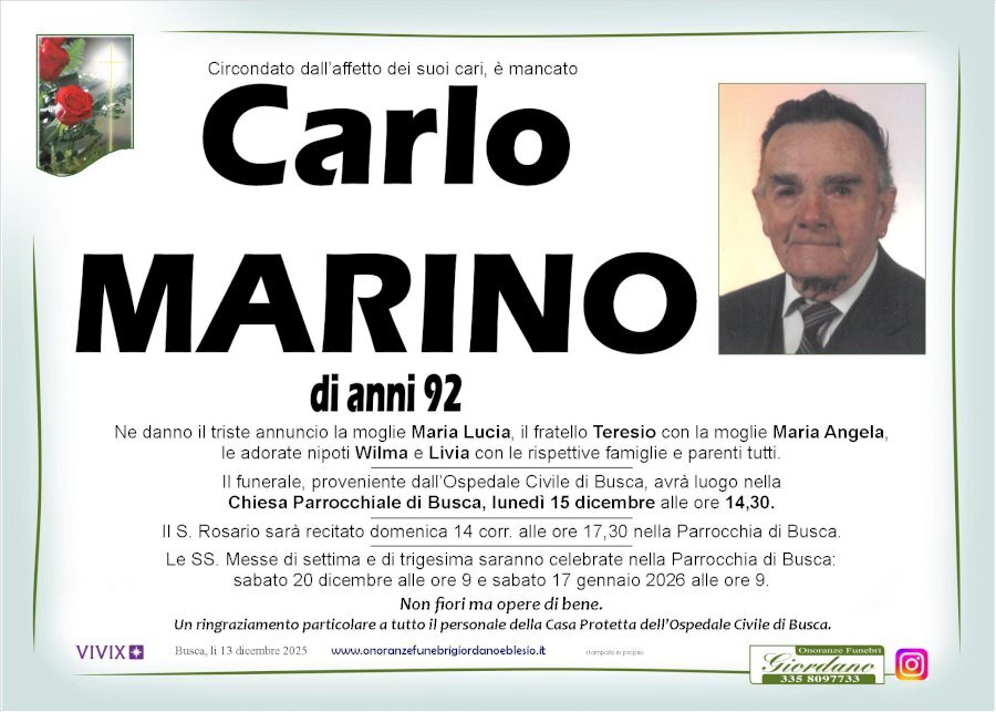 Manifesto di CARLO MARINO