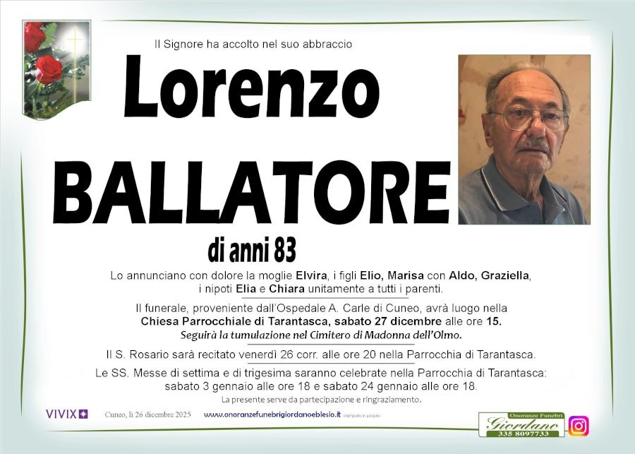 Manifesto di LORENZO BALLATORE