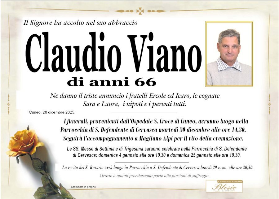 Manifesto di CLAUDIO VIANO