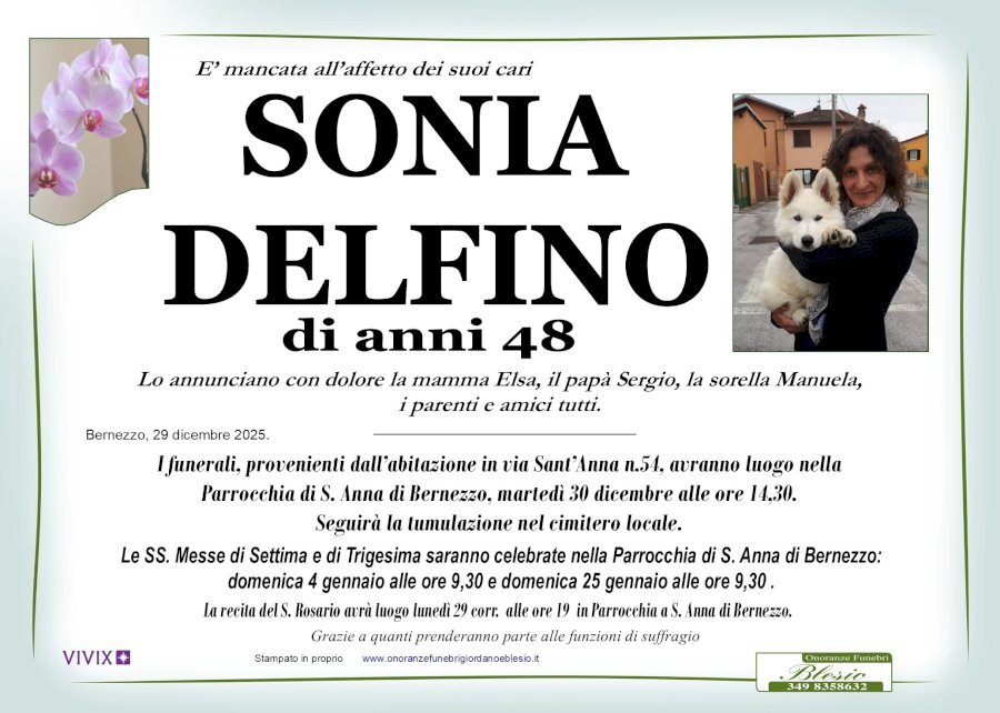 Manifesto di SONIA DELFINO