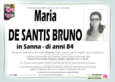 MARIA DE SANTIS BRUNO in SANNA