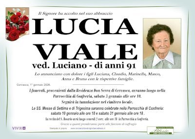 LUCIA VIALE ved. LUCIANO