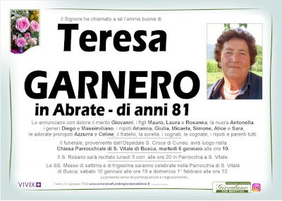 TERESA GARNERO in ABRATE