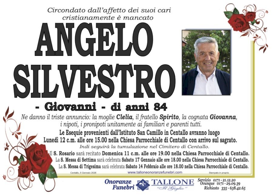 Manifesto di ANGELO SILVESTRO "GIOVANNI"