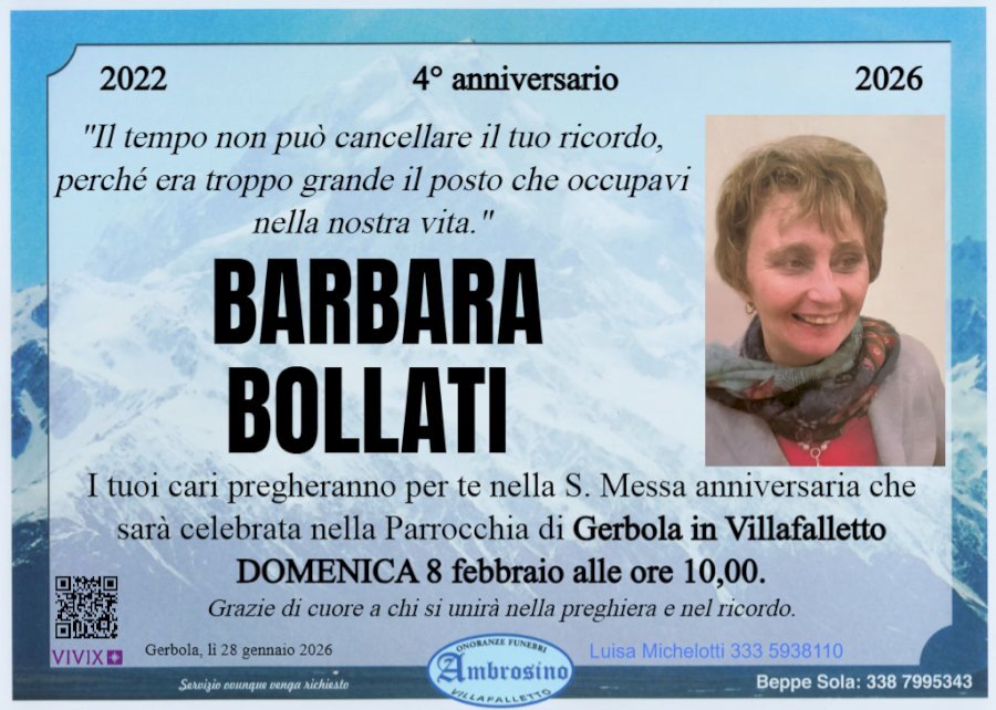Manifesto di BARBARA BOLLATI