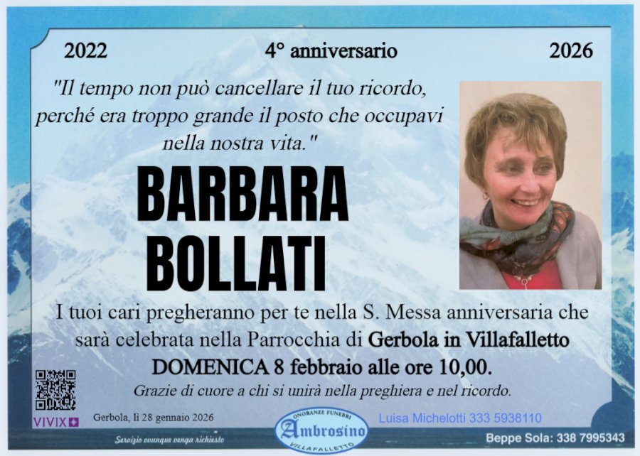 Manifesto di BARBARA BOLLATI