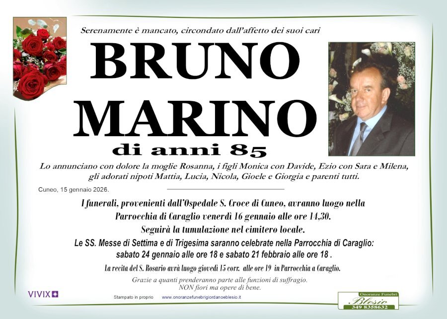 Manifesto di BRUNO MARINO