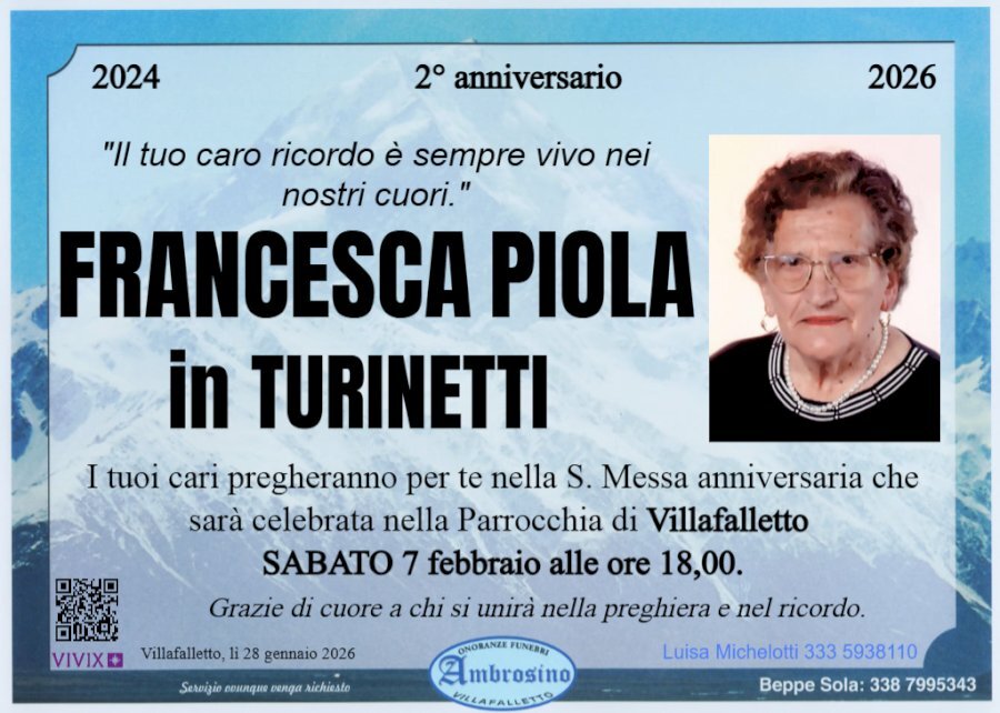 Manifesto di FRANCESCA PIOLA