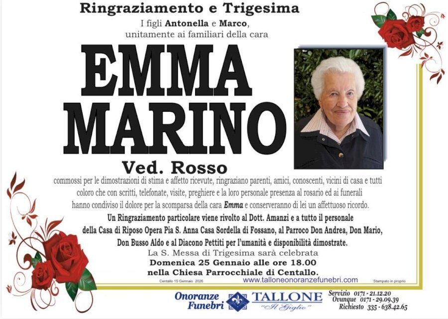 Manifesto di EMMA MARINO