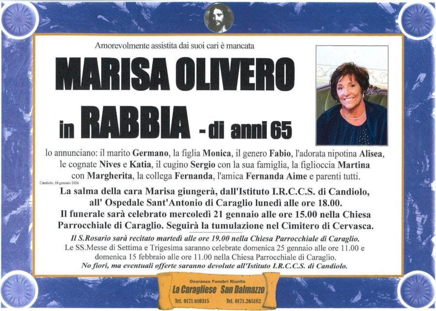 Manifesto di MARISA OLIVERO