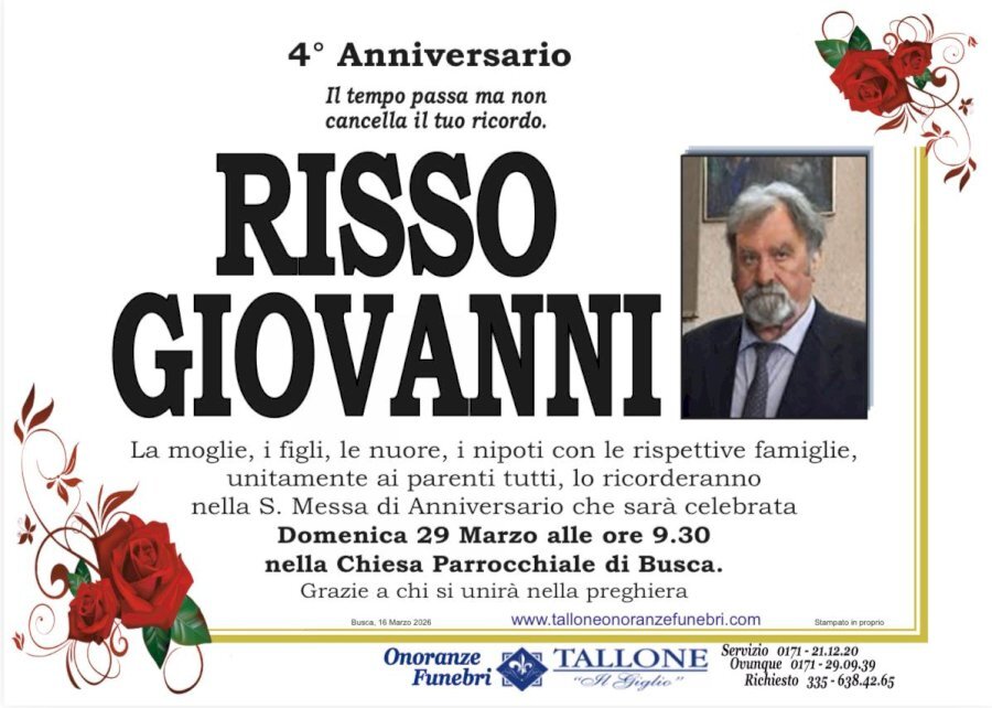 Manifesto di GIOVANNI RISSO