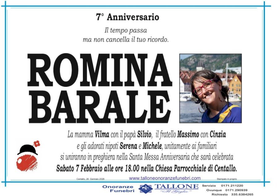 Manifesto di ROMINA BARALE