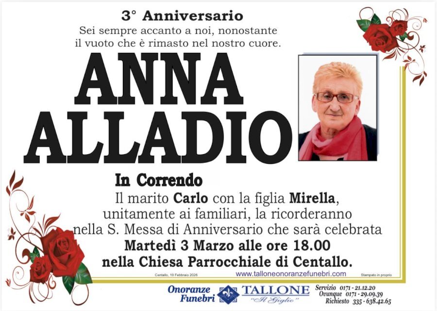 Manifesto di ANNA ALLADIO in CORRENDO