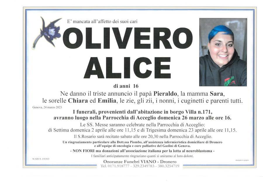 Manifesto di ALICE OLIVERO