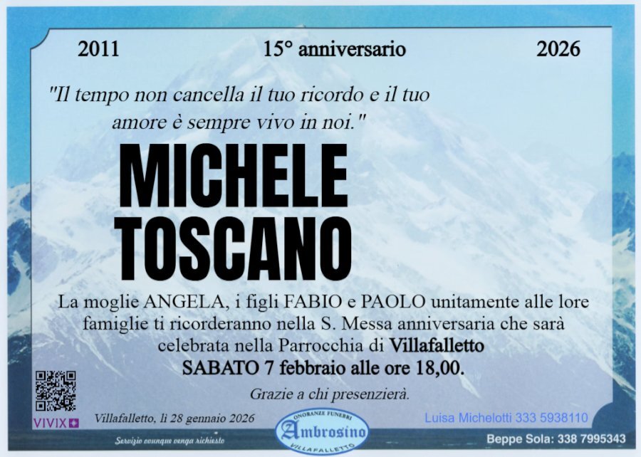 Manifesto di MICHELE TOSCANO