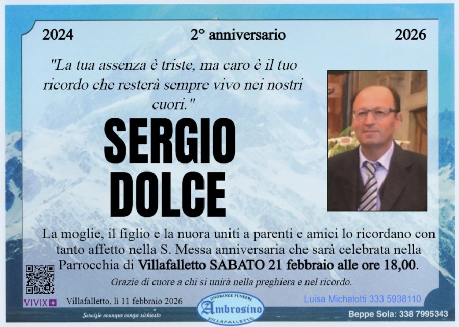 Manifesto di SERGIO DOLCE