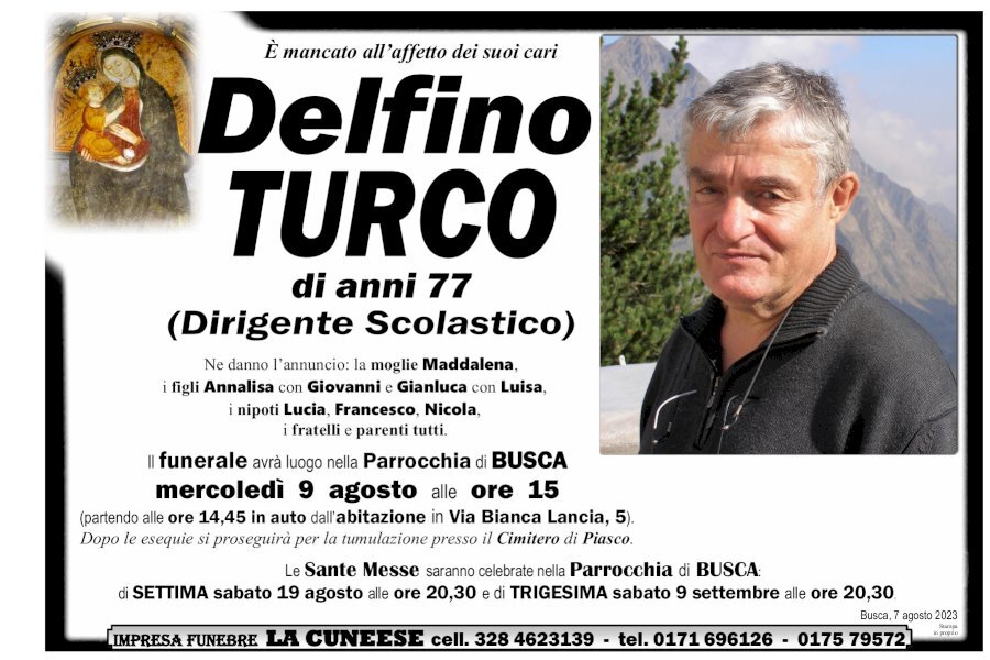 Manifesto di DELFINO TURCO 