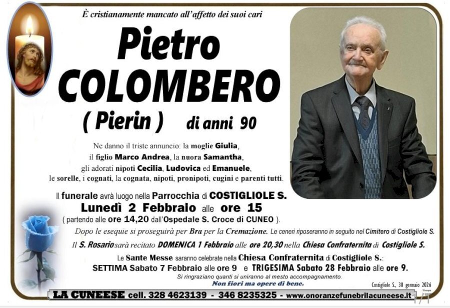 Manifesto di PIETRO COLOMBERO "PIERIN"