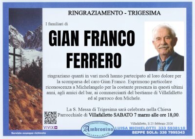 GIAN FRANCO FERRERO