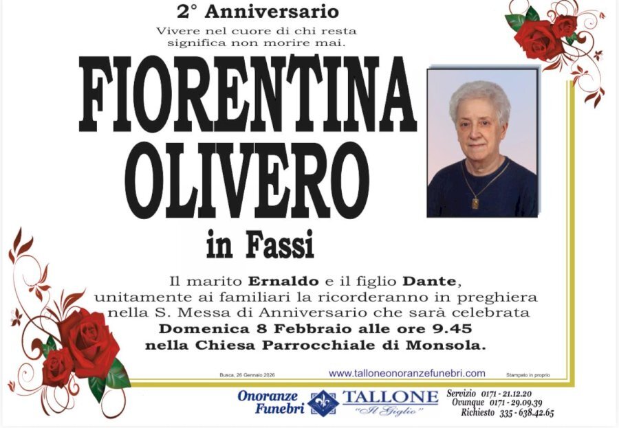 Manifesto di FIORENTINA OLIVERO in FASSI