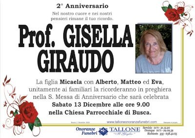 PROF. GISELLA GIRAUDO