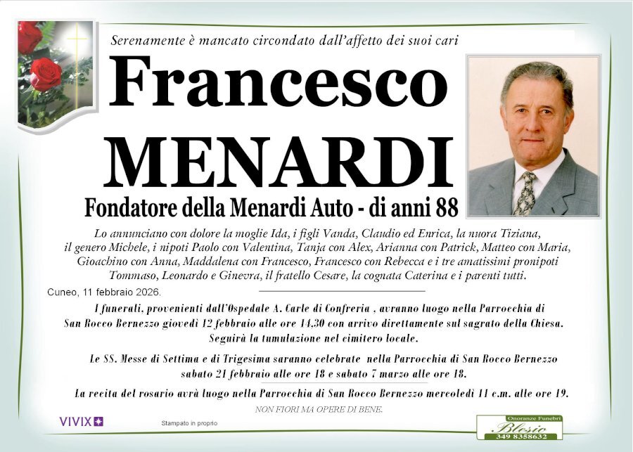 Manifesto di FRANCESCO MENARDI