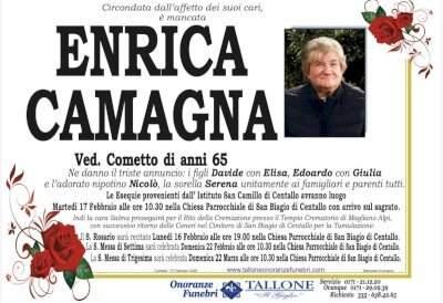 ENRICA CAMAGNA ved. COMETTO