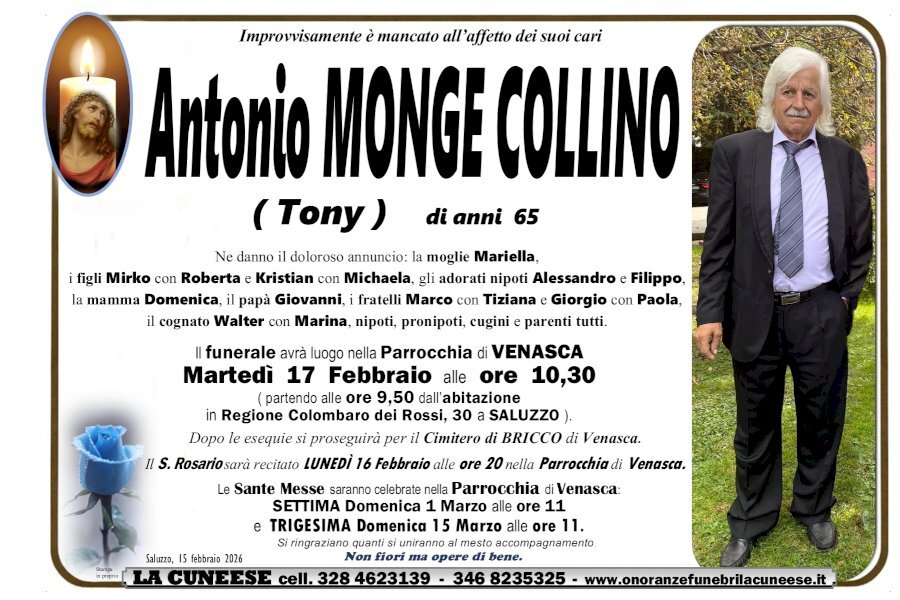 Manifesto di ANTONIO MONGE COLLINO "TONY"