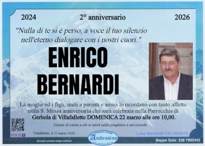 ENRICO BERNARDI