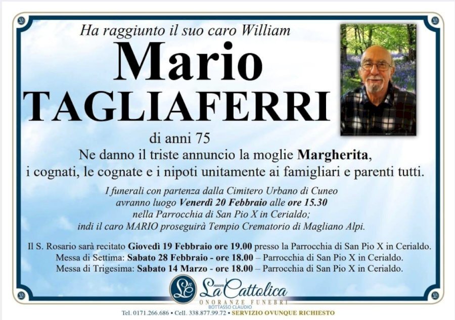 Manifesto di MARIO TAGLIAFERRI