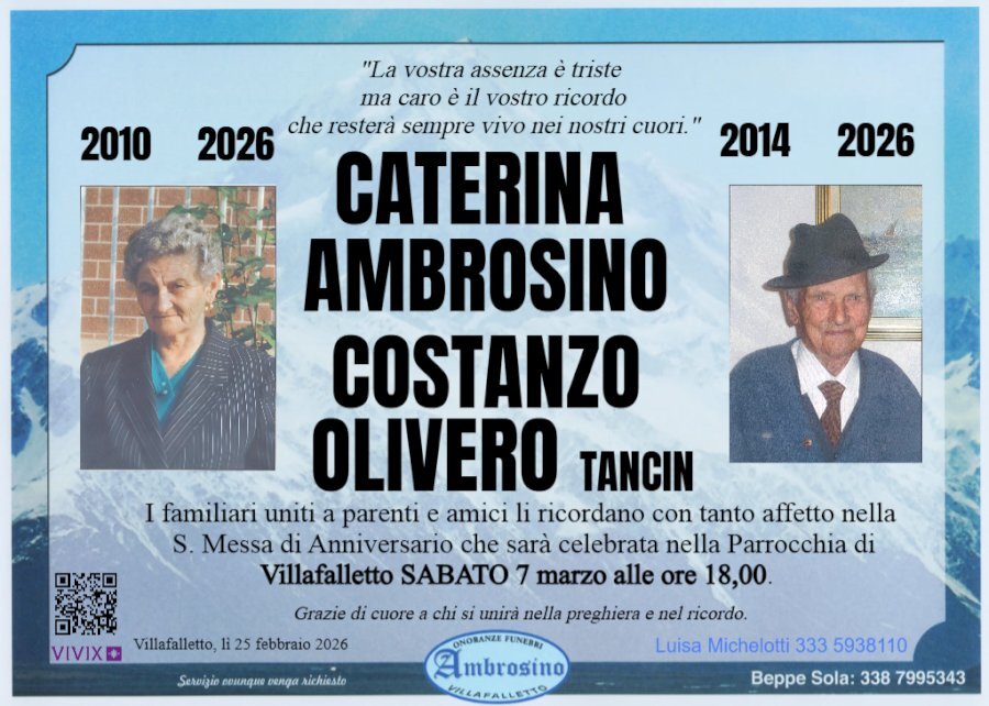 Manifesto di CATERINA AMBROSINO