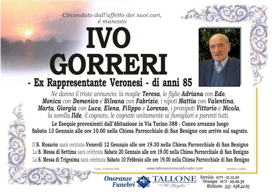 Manifesto di IVO GORRERI 