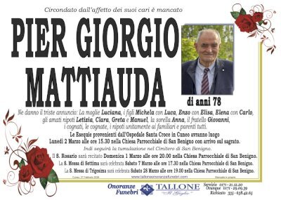 PIER GIORGIO MATTIAUDA