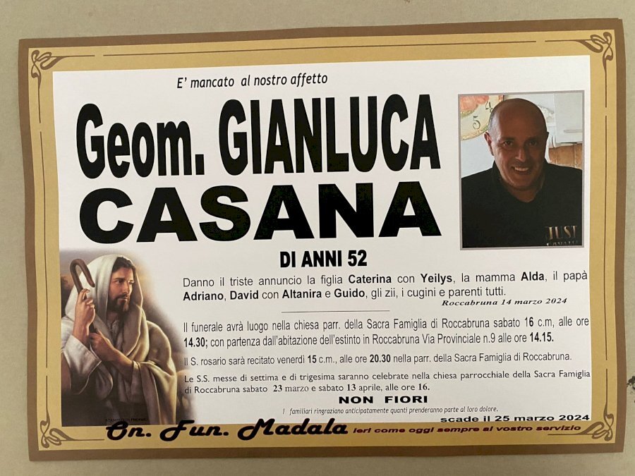 Manifesto di GIANLUCA CASANA