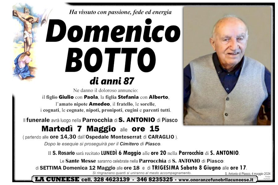 Manifesto di DOMENICO BOTTO