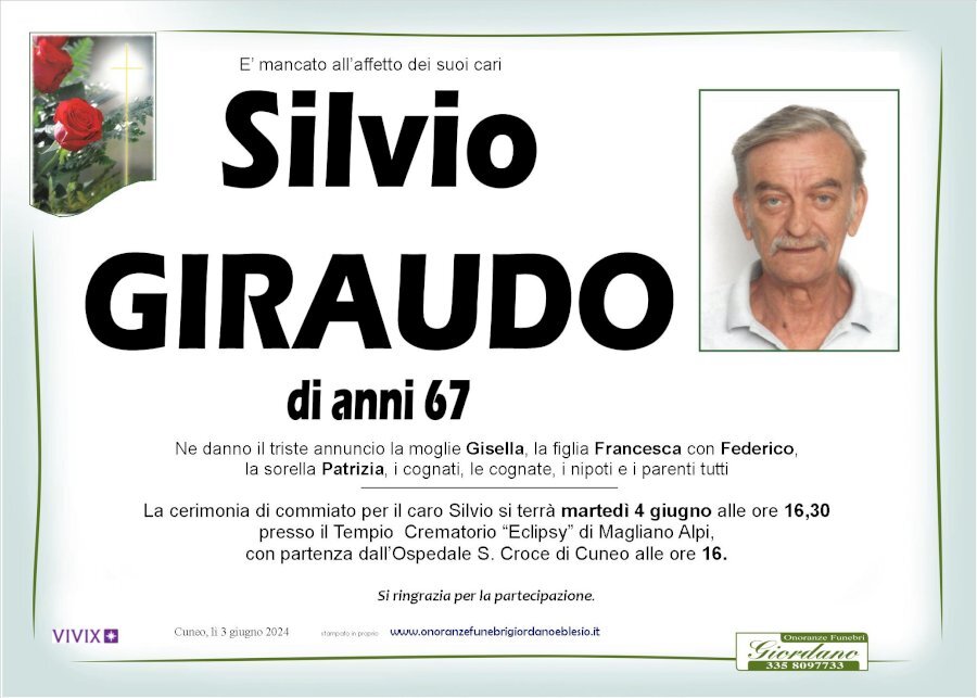 Manifesto di SILVIO GIRAUDO