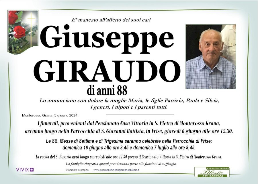 Manifesto di GIUSEPPE GIRAUDO