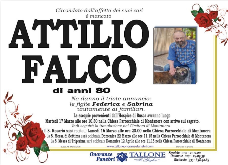 Manifesto di ATTILIO FALCO
