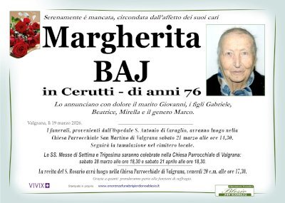 MARGHERITA BAJ in CERUTTI