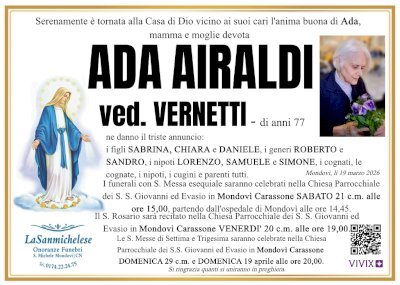 ADA AIRALDI ved. VERNETTI