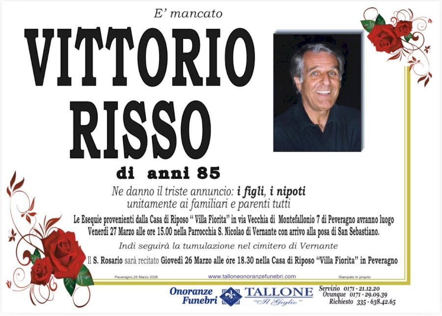 Manifesto di VITTORIO RISSO