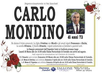 CARLO MONDINO