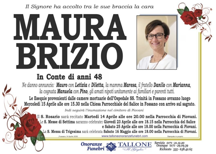 Manifesto di MAURA BRIZIO in CONTE