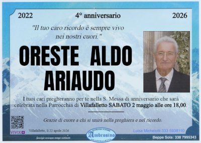 ORESTE ALDO ARIAUDO